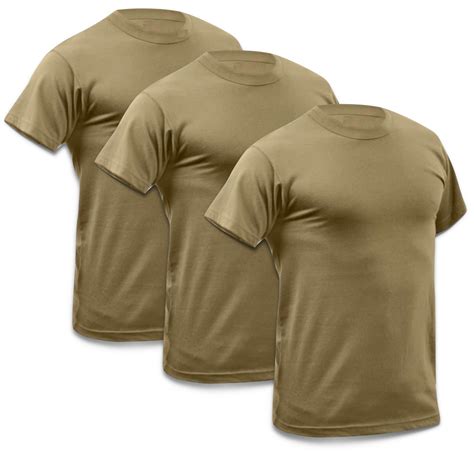 army tan 499 t shirts.